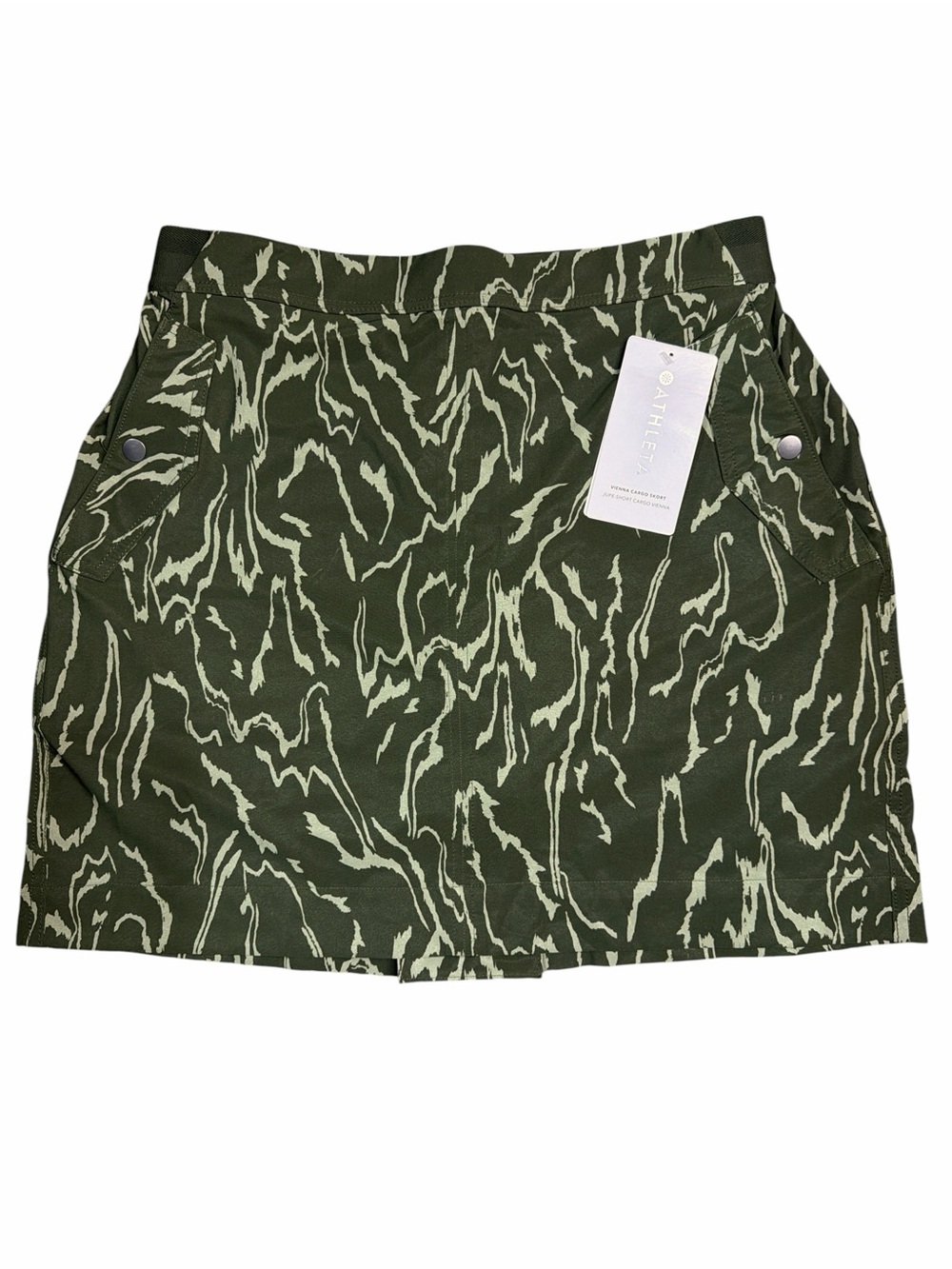 Athleta Olive Green Printed Golf Skorts.  NWT. Size 12